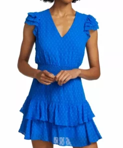 Alice + Olivia Markita Tiered Swiss-Dot Minidress -Alice + Olivia Sales unnamed file 243