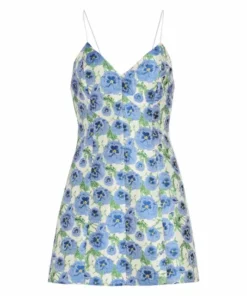 Alice + Olivia Tayla Floral Jacquard Mini Dress