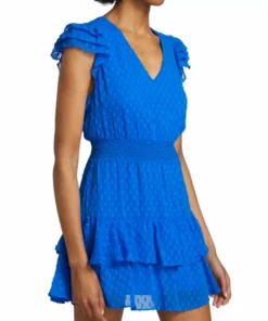 Alice + Olivia Markita Tiered Swiss-Dot Minidress -Alice + Olivia Sales unnamed file 244