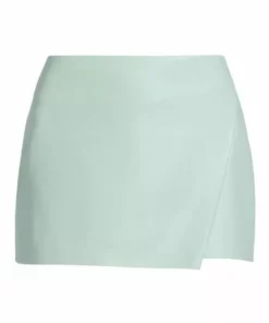 Alice + Olivia Lilia Vegan Leather Skirt