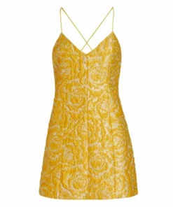 Alice + Olivia Tayla Structured Jacquard Minidress