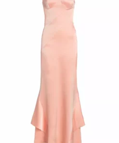Alice + Olivia Phaedra Satin Bustier Gown