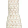 Alice + Olivia Clyde Crochet Floral Sheath Dress