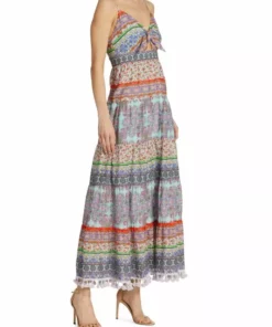 Alice + Olivia Minka Tassel-Fringe Maxi Dress 10 Alice + Olivia Minka Tassel-Fringe Maxi Dress -Alice + Olivia Sales unnamed file 2540
