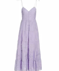 Alice + Olivia Shanti Eyelet Lace Midi-Dress White -Alice + Olivia Sales unnamed file 2547