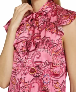 Alice + Olivia Brently Paisley Ruffle Top -Alice + Olivia Sales unnamed file 2565