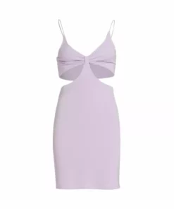 Alice + Olivia Havana Sleeveless Cut Out Minidress