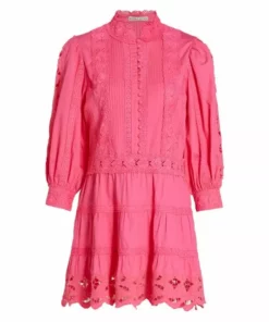 Alice + Olivia Clark Lace Tiered Minidress Off White 6 Alice + Olivia Clark Lace Tiered Minidress Off White -Alice + Olivia Sales unnamed file 2610