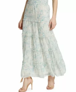 Alice + Olivia Aisha Eyelet Lace Midi-Skirt -Alice + Olivia Sales unnamed file 2629