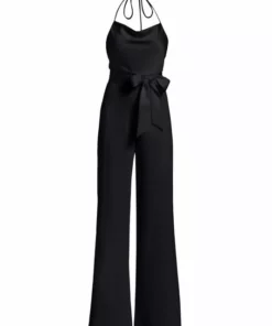 Alice + Olivia Primrose Halter Jumpsuit Off White -Alice + Olivia Sales unnamed file 264