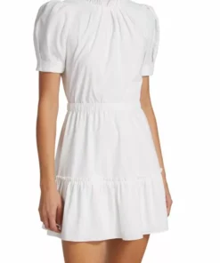 Alice + Olivia Vida Puff-Sleeve Tiered Minidress -Alice + Olivia Sales unnamed file 2646