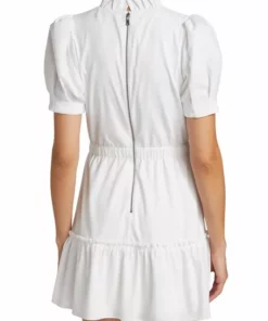 Alice + Olivia Vida Puff-Sleeve Tiered Minidress -Alice + Olivia Sales unnamed file 2648