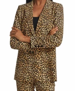 Alice + Olivia Breann Leopard Stretch Blazer -Alice + Olivia Sales unnamed file 2681