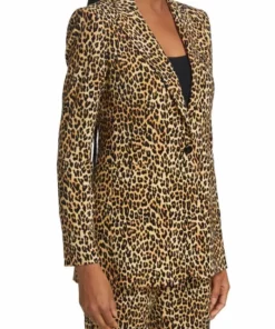 Alice + Olivia Breann Leopard Stretch Blazer -Alice + Olivia Sales unnamed file 2682