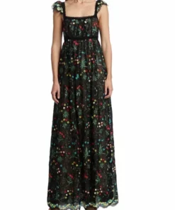 Alice + Olivia Mckenna Embroidered Empire Waist Gown 9 Alice + Olivia Mckenna Embroidered Empire Waist Gown -Alice + Olivia Sales unnamed file 2688