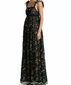 Alice + Olivia Mckenna Embroidered Empire Waist Gown 10 Alice + Olivia Mckenna Embroidered Empire Waist Gown -Alice + Olivia Sales unnamed file 2689