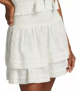 Alice + Olivia Bethie Tiered Miniskirt -Alice + Olivia Sales unnamed file 2705