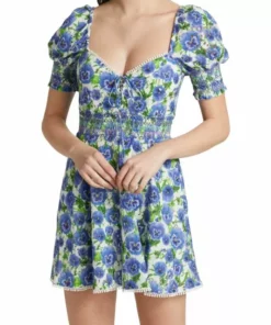 Alice + Olivia Crawford Floral Eyelet Minidress -Alice + Olivia Sales unnamed file 2734