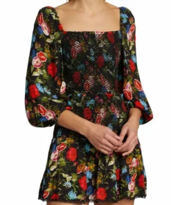 Alice + Olivia Cooper Smocked Blouse -Alice + Olivia Sales unnamed file 2762