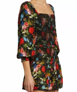 Alice + Olivia Cooper Smocked Blouse -Alice + Olivia Sales unnamed file 2763