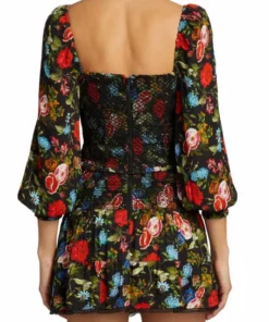 Alice + Olivia Cooper Smocked Blouse -Alice + Olivia Sales unnamed file 2764