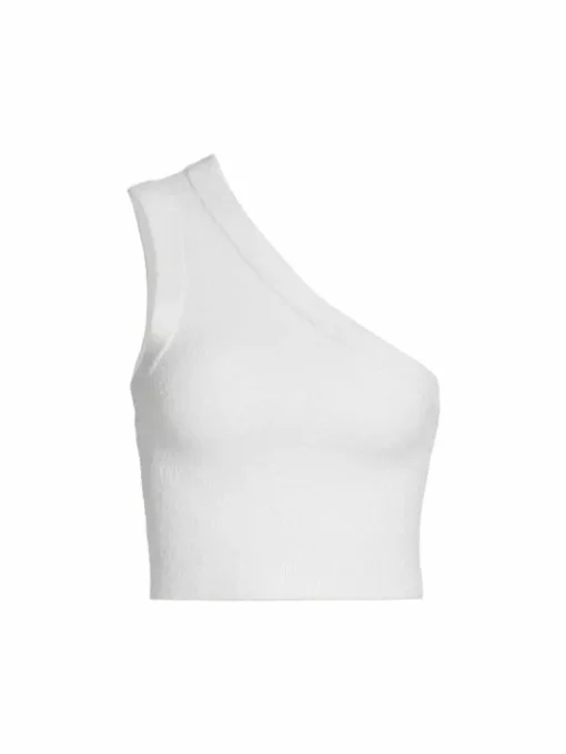 Alice + Olivia Elden Crop One-Shoulder Tank Top -Alice + Olivia Sales unnamed file 2770
