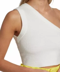 Alice + Olivia Elden Crop One-Shoulder Tank Top -Alice + Olivia Sales unnamed file 2775