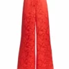 Alice + Olivia Willis Satin Wide-Leg Pants