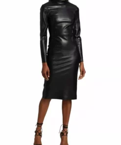 Alice + Olivia Delora Faux Leather Sheath Dress -Alice + Olivia Sales unnamed file 385