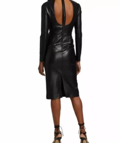 Alice + Olivia Delora Faux Leather Sheath Dress -Alice + Olivia Sales unnamed file 387