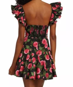 Alice + Olivia Floral-Print Minidress -Alice + Olivia Sales unnamed file 394