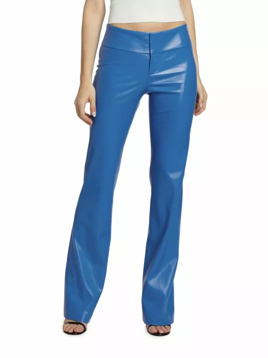 Alice + Olivia Olivia Vegan Leather Pants 3 Alice + Olivia Olivia Vegan Leather Pants - Image 3