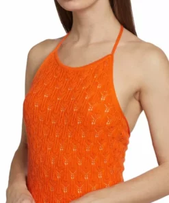 Alice + Olivia Jone Halter Midi-Dress -Alice + Olivia Sales unnamed file 420