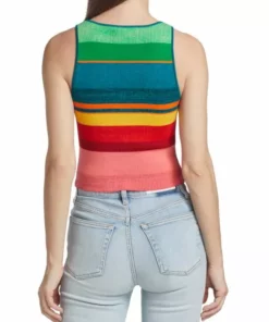 Alice + Olivia Daryn Striped Knit Tank -Alice + Olivia Sales unnamed file 426