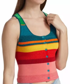 Alice + Olivia Daryn Striped Knit Tank -Alice + Olivia Sales unnamed file 427