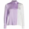 Alice + Olivia Willa Colorblocked Silk Blouse