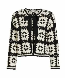 Alice + Olivia Anderson Crochet Cardigan