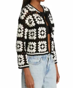 Alice + Olivia Anderson Crochet Cardigan -Alice + Olivia Sales unnamed file 474