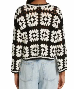 Alice + Olivia Anderson Crochet Cardigan -Alice + Olivia Sales unnamed file 475