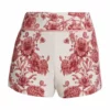 Alice + Olivia Donald High-Rise Floral Jacquard Shorts