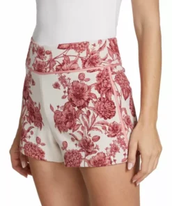 Alice + Olivia Donald High-Rise Floral Jacquard Shorts -Alice + Olivia Sales unnamed file 488