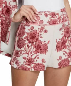 Alice + Olivia Donald High-Rise Floral Jacquard Shorts -Alice + Olivia Sales unnamed file 490