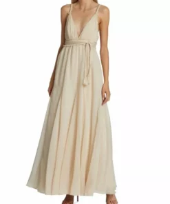 Alice + Olivia Carisa V-Neck Gown -Alice + Olivia Sales unnamed file 505