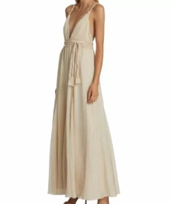 Alice + Olivia Carisa V-Neck Gown -Alice + Olivia Sales unnamed file 506