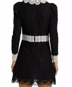 Alice + Olivia Kaitlyn Floral Lace & Crochet Minidress -Alice + Olivia Sales unnamed file 521