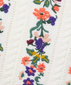 Alice + Olivia Daren Cotton & Wool Knit Crop Sweater -Alice + Olivia Sales unnamed file 536