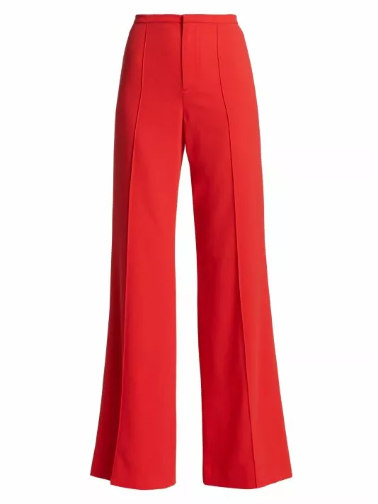 Alice + Olivia Dylan High-Waisted Wide-Leg Pants 1 Alice + Olivia Dylan High-Waisted Wide-Leg Pants