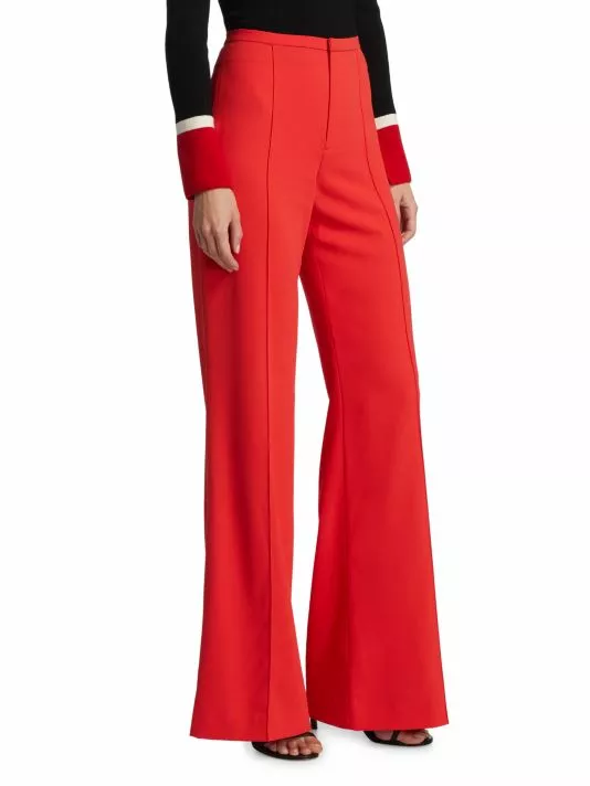 Alice + Olivia Dylan High-Waisted Wide-Leg Pants 4 Alice + Olivia Dylan High-Waisted Wide-Leg Pants - Image 4