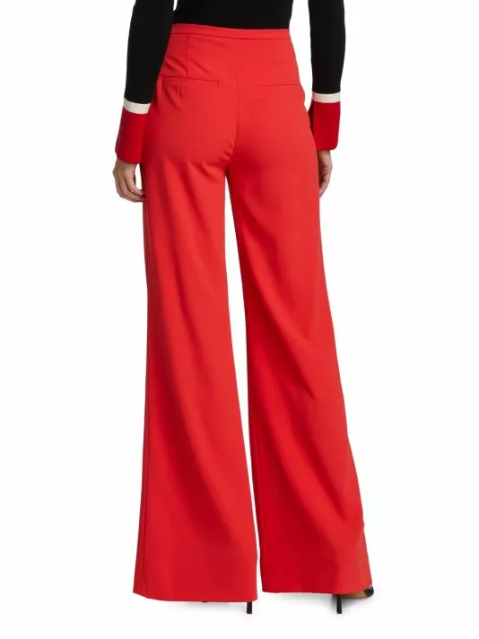 Alice + Olivia Dylan High-Waisted Wide-Leg Pants 5 Alice + Olivia Dylan High-Waisted Wide-Leg Pants - Image 5