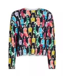 Alice + Olivia Gleeson Printed Pullover Sweater